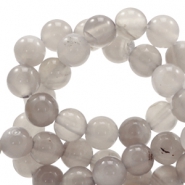 Piedras naturales Calcedonia (Cuarzo) y Ágata 6mm Ópalo gris Worldly