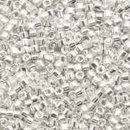 Abalorios Miyuki Delica's 11/0 Bright sterling plated silver DB-551