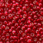 Miyuki Rocalla 8/0 Silverlined ruby 8-11