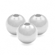 Plata 925 abalorios 3mm Plata