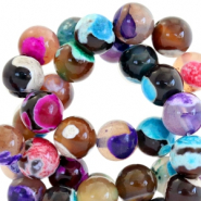 Piedras naturales Ágata 4mm Multicolor