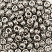 Rocalla Miyuki 6/0 Plated nickel anthracite 6-190