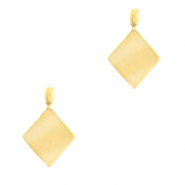Colgantes Acero Inox rombo Dorado