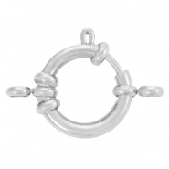 Fornituras Acero Inox reasa marinera 16mm con anillas Plateado