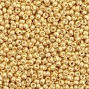 Rocalla Miyuki 11/0 24kt Gold light plated 11-193