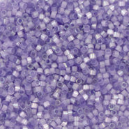 Abalorios Miyuki Delica's 11/0 Silk satin dyed lilac DB-1809