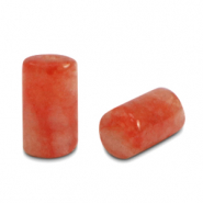 Piedras naturales Cuarzo tubo &Aacute;gata rojo