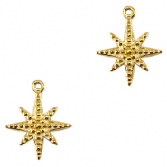 Colgantes Acero Inox estrella Dorado