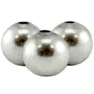 Abalorios met&aacute;licos DQ 4mm Plata vieja