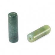 Piedras naturales &Aacute;gate tubo Verde rosa multicolor
