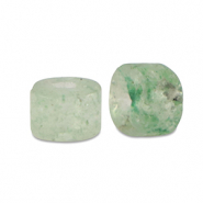 Piedras naturales Cuarcita disco 4x2mm Verde cactus