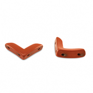 Abalorios Tile flecha Rojo coral