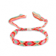 Pulseras Trendy Rosa ne&oacute;n-rojo
