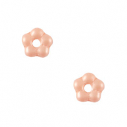Abalorios Checos flor 5mm Rosa melocotón