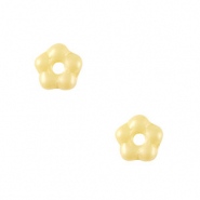 Abalorios Checos flor 5mm Amarillo limón