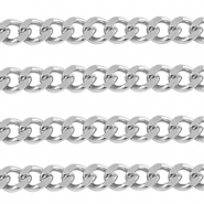 Fornituras Acero Inox cadena jasseron gourmet Plateado