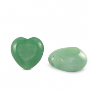 Piedras naturales Cuarzo de Aventurina corazón Verde
