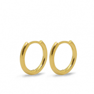 Fornituras met&aacute;licas DQ pendientes criollas 16mm Dorado (sin n&iacute;quel)