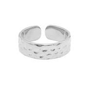 Anillos Acero Inox Plateado