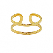 Anillos Acero Inox Dorado