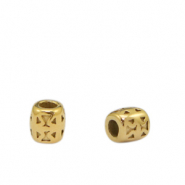 Abalorios Acero Inox 5mm Dorado