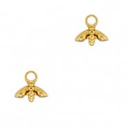 Colgantes Acero Inox abeja Dorado