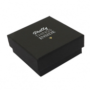 Cajitas de joyer&iacute;a (regalo) "Pretty things inside" Negro