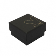 Cajitas de joyer&iacute;a (regalo) coraz&oacute;n Negro
