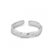 Anillos Acero Inox Plateado