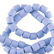 Abalorios de pol&iacute;meros 6mm Azul dichoso