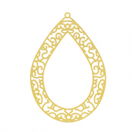 Colgantes Acero Inox bohemios gota Dorado