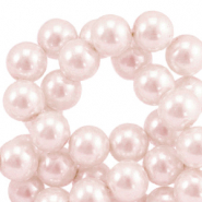 Perlas de cristal 6mm Rosa claro