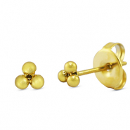 Pendientes Acero Inox Dorado
