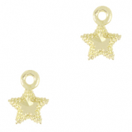 Metal TQ lat&oacute;n colgantes estrella Dorado