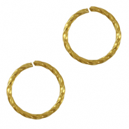 Fornituras acero inox anillas Dorado