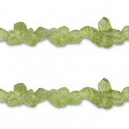 Abalorios chips Peridoto Verde oliva claro