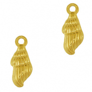 Colgantes Acero Inox bocina Dorado