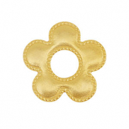 Colgantes/entrepieza Acero Inox flor Oro