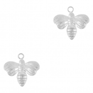 Colgantes Acero Inox avispa Plata