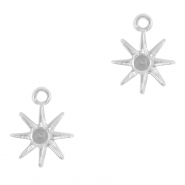 Colgantes Acero Inox estrella Plata