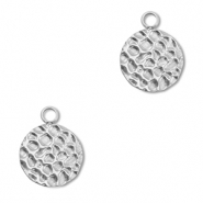 Colgantes Acero Inox redondos Plateado