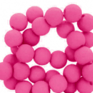 Abalorios acr&iacute;licos 4 mm Fucsia