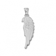 Colgantes Acero Inox ala Plateado