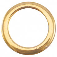 Anillo cerrado met&aacute;lico DQ 18mm Dorado (sin n&iacute;quel)