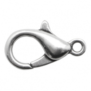 Mosquet&oacute;n met&aacute;lico DQ 12mm&nbsp; Plata vieja (sin n&iacute;quel)