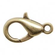 Fornituras met&aacute;licas DQ mosquet&oacute;n 12mm&nbsp; Bronce viejo (sin n&iacute;quel)