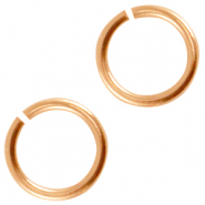 Anilla met&aacute;lica DQ 4.5mm Oro rosado (sin n&iacute;quel)