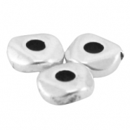 Abalorios metálicos DQ 5mm Plata vieja (sin níquel)