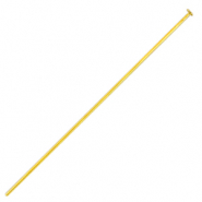 Bast&oacute;n con cabeza met&aacute;lico DQ 70mm Dorado (sin n&iacute;quel)