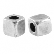 Tubo metálicos DQ cuadrado Plata vieja (sin níquel)